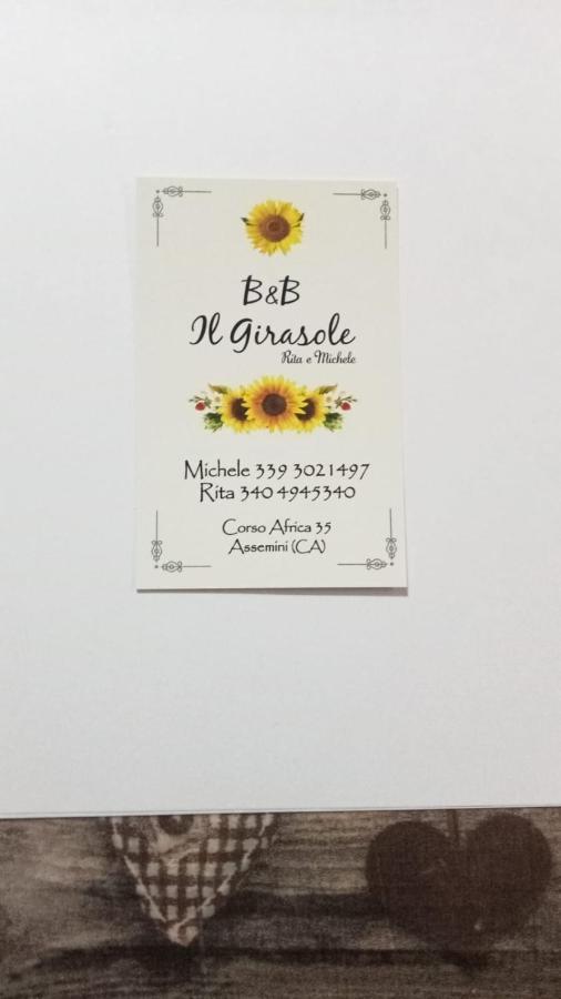 B&B Il Girasole Асемини Екстериор снимка